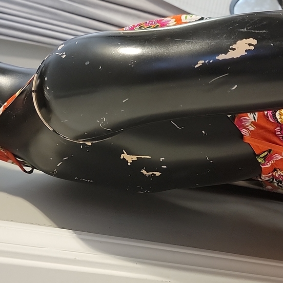 Tangerine  Floral maxi dress xl 🍊 - Picture 4 of 6